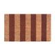 Coir Doormat - Stripe Brick