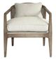 Apollo Occasional Armchair - Oak & Linen