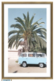 Charli Combi Glass Framed Print