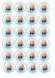 Boss Baby Cupcake Toppers x12