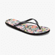 Roxy Bermuda Print Flip Flops - Black/Multi