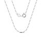 925 Sterling Silver Seed Chain 1mm thick