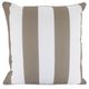 Latte Stripe Outdoor Cushion 50x50cm