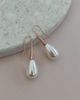 Rose Cream Droplet Earrings