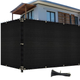 Privacy Fence Screen Black 1.2Mx7M