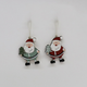 Whimsical Wooden Santa with Tree Hanger