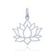 Sterling Silver Lotus Flower Pendant