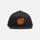 Santa Cruz Classic Dot Patch Snapback - Black