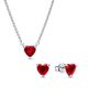 Timeless Sparkling Red Heart Gift Set