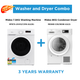 Exquisite Life Washer & Dryer Combo - 7.5 KG Washer Plus 8KG Condenser Dryer