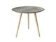 Moroccan Carved Style Round Side Table-grey