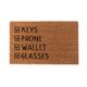 Coir Doormat - Checklist