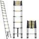 Ladder Telescopic Aluminium Extension Ladder 1m-3.2m