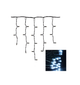 3m Black Rubber Wire Extension Set Outdoor Connectable Icicle Outdoor Fairy Lights - White