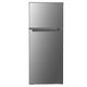 Imprasio 125L Top Mount Fridge Freezer Stainless Steel- manual defrost