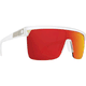 Spy Sunglasses Flynn 5050 - Matte Crystal HD Plus  Red Spectra Mirror