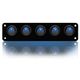 5 Gang Rocker Switch Panel Car Blue LED Circuit Breaker 12V