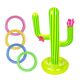 Inflatable Cactus Ring Toss Pool Game Toys Adult Kids Float Swimming Pools Toys