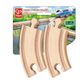 Hape Short Curved Train Tracks (4pc)