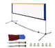 Portable Badminton Net Set 4.1m + Balls