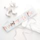 Mummy To Be Sash - White And Rose Gold Foil