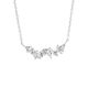 Sterling Silver Sparkling Cubic Zirconia Necklace