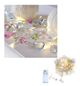 1.5m 10 LED Pastel Crystal Battery LED Fairy Lights - Warm White