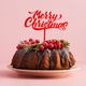 Merry Christmas Cake Topper