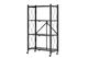 DS BS Foldable 4 Tier Kitchen Trolley Shelving Unit with Wheels