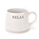 Serenity Debossed Mug - Relax