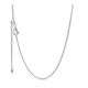 Pandora Adjustable Silver Curb Chain Necklace