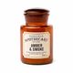 Apothecary Glass Candle - Amber & Smoke