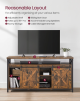 TV Entertainment Unit TV Cabinet VASAGLE Supports 85 inch TV