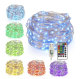 5m USB  Silver Wire 16 Colours Seed String Fairy Lights