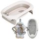 3 in 1 Foldable Baby Bath Tub & Bath Seats -Unisex Grey