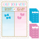 Gender Reveal  Cast Your Vote Party Game