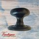 Cast Iron Mortice Large Round Door Knob 70mm dia (each)