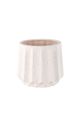 Fluted Speckle Ceramic Planter Medium