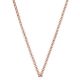 Rose Steel Me Petite Necklace 80cm