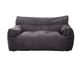 Two-Seater Bean Bag Chair-Dark Grey