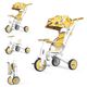 Birthday Gift-7 in1 Smart Folding Two-way Kid Trike Bike/ Stroller-Yellow