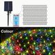 1.5x1.5m 96LEDs Solar Net Lights Waterproof Outdoor Solar Garden Fairy String Lights - Multicolour