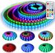 Chasing Effect RGB Colour USB LED Strip Lights - 3m