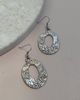 SAMPLE Silver Rose Earrings