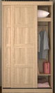 Sliding Door Space Saver Wardrobe Cloth Wardrobe