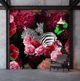 Zebra Rose Mural