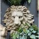 Vintage Hanging Lion Head - Antique Marble