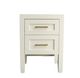 Leonard Island Bedside Table White