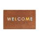 Coir Doormat - Welcome Colours