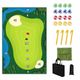 Indoor Golf Game Set Putting Hitting Mat